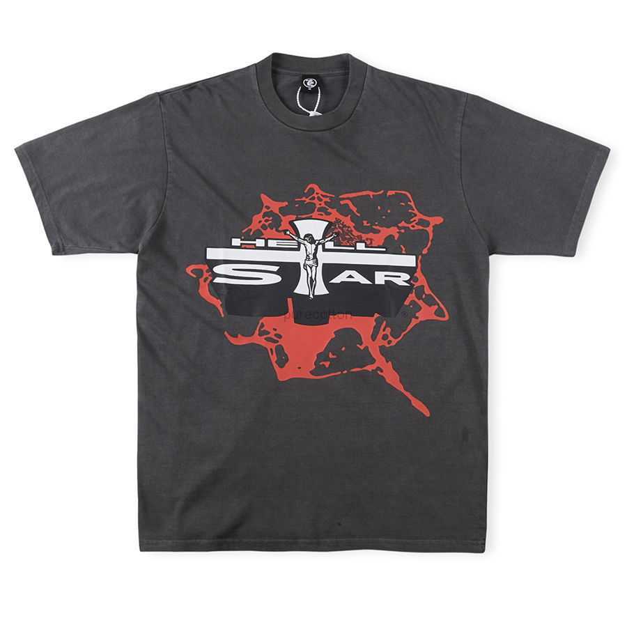 Designer Fashion Clothing Tees Tshirts Trendy Hellstar Studios Globe Tee Cross Print Ins Same Short Sleeve T-shirt Rock Hip hop, Red
Designer Fashion Clothing Tees Tshirts Trendy Hellstar Studios Globe Tee Cross Print Ins Same Short Sleeve T-shirt Rock Hip hop, Red