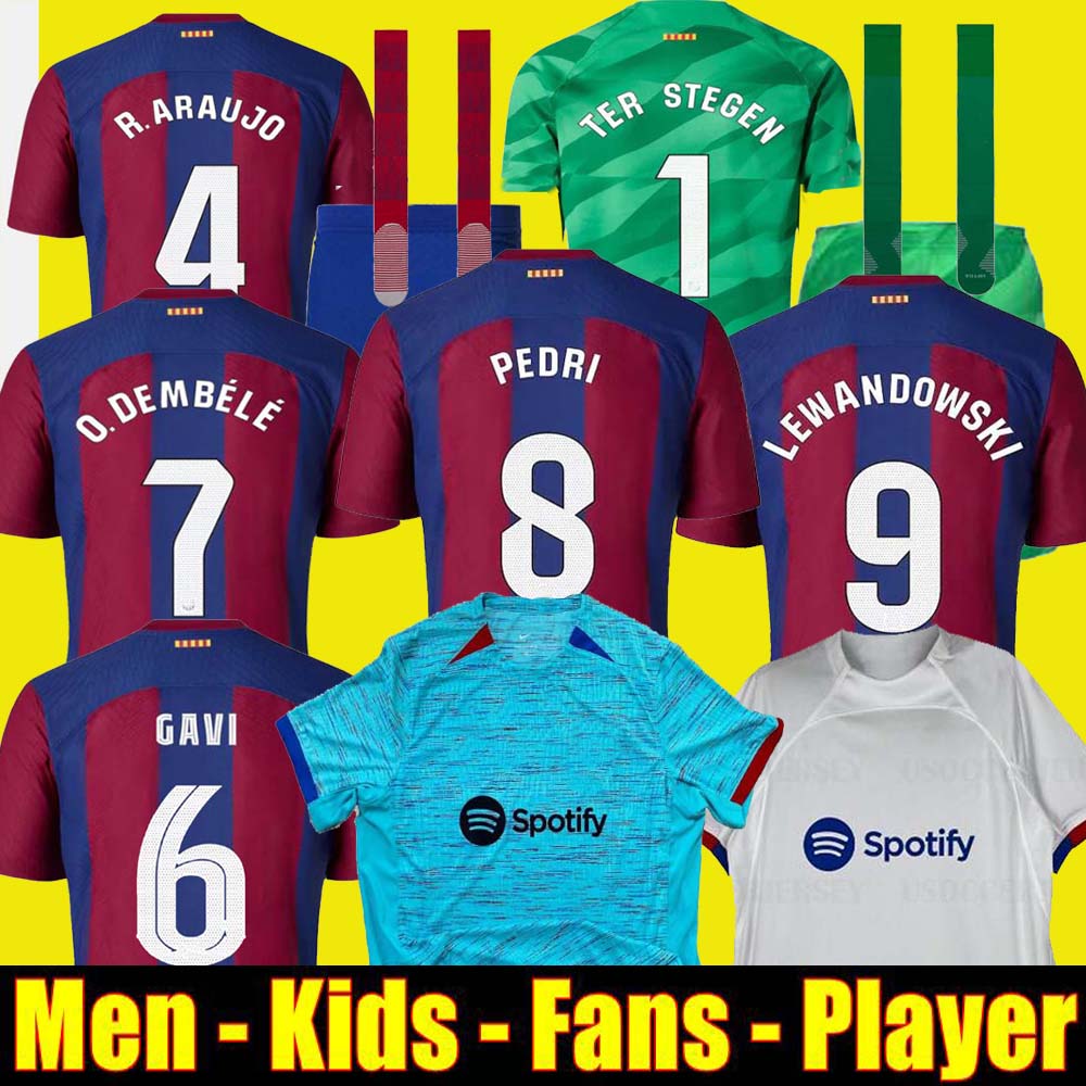 LEWANDOWSKI soccer jerseys 23 24 ANSU FATI BARCELONAS PEDRI GAVI FERRAN RAPHINHA 2023 2024 F. DE JONG DEMBELE Camisetas football shirt men kids kit sets equipment, Aldult away lfp player
LEWANDOWSKI soccer jerseys 23 24 ANSU FATI BARCELONAS PEDRI GAVI FERRAN RAPHINHA 2023 2024 F. DE JONG DEMBELE Camisetas football shirt men kids kit sets equipment, Aldult away lfp player