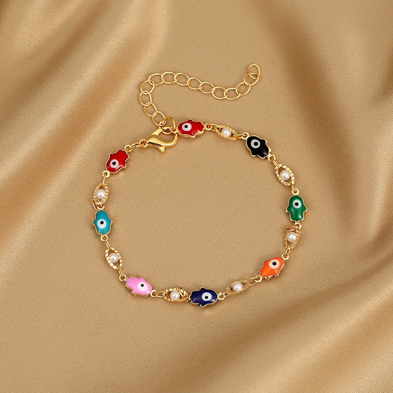 Chain Exquisite Colorful Heart Bracelet for Women Charm Korean Crystal Zircon Metal Chain Bracelets Bangle Party Birthday Jewelry Gift 230706