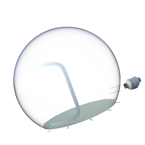 3M Inflatable Bubble Tent Large DIY House Outdoor Games Home Backyard Camping Transparent Tent for with Air Blower