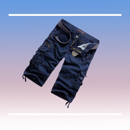 high Quality Fashion outdoor Runway Patch Straight White Khaki Black Blue 5color Camo Tactical Cargo Shorts Men Plus Size