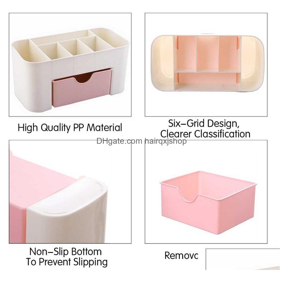 Makeup Tools Nail Art Storage Box Gel Polish Cleaning Cotton Pad Swab Manicure Organizer Plastic Display Container Case Tool Caja De Almacenamiento De