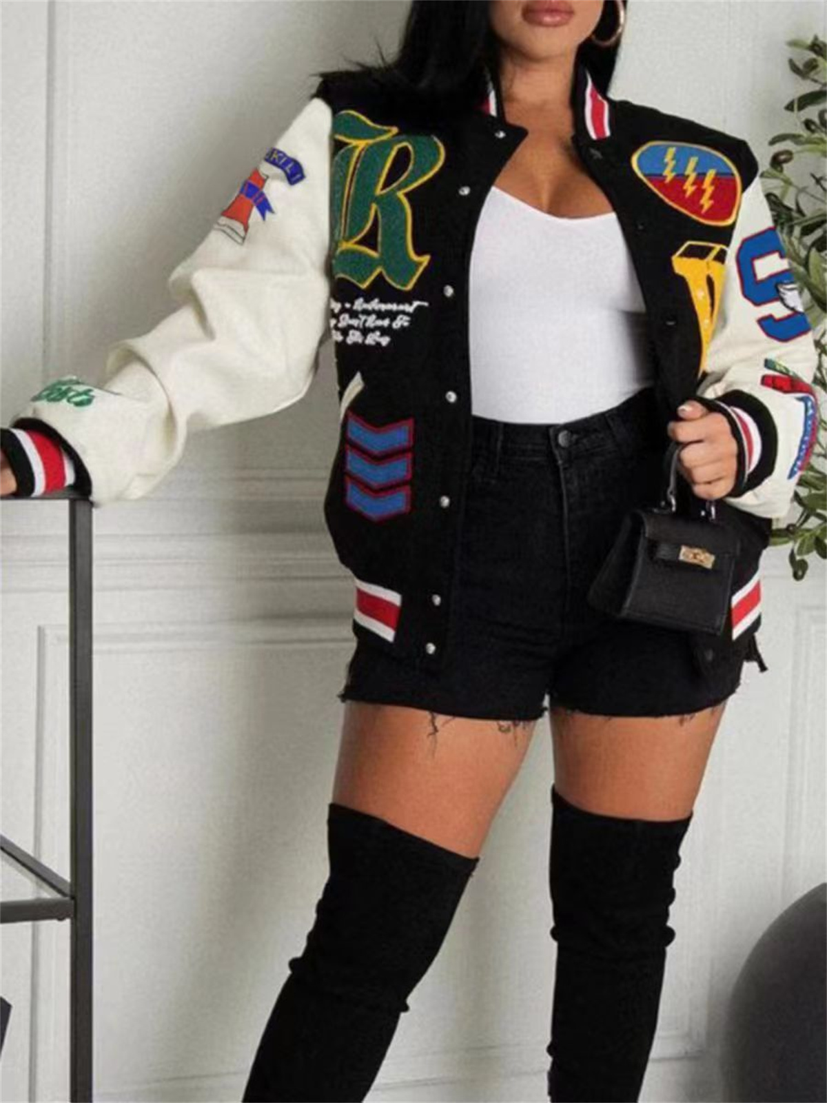 Fashion Baseball Jacket Men Women Bomber JacketsLetter Embroidery Casual Varsity hoodies Unisex High Street Coats big Size M-4XL