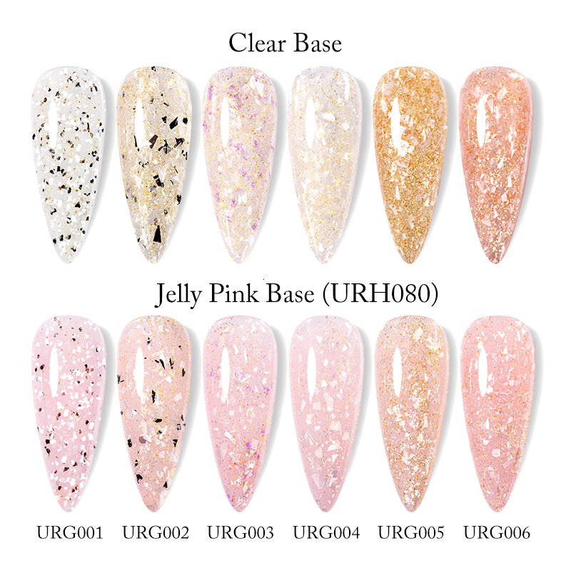 Nail Polish UR SUGAR 7ml Gold Glitter Gel Nail Polish Platinum Shining Mineral Sequins Soak Off UV LED Gel Nail Semi Permanent Manicure 230706