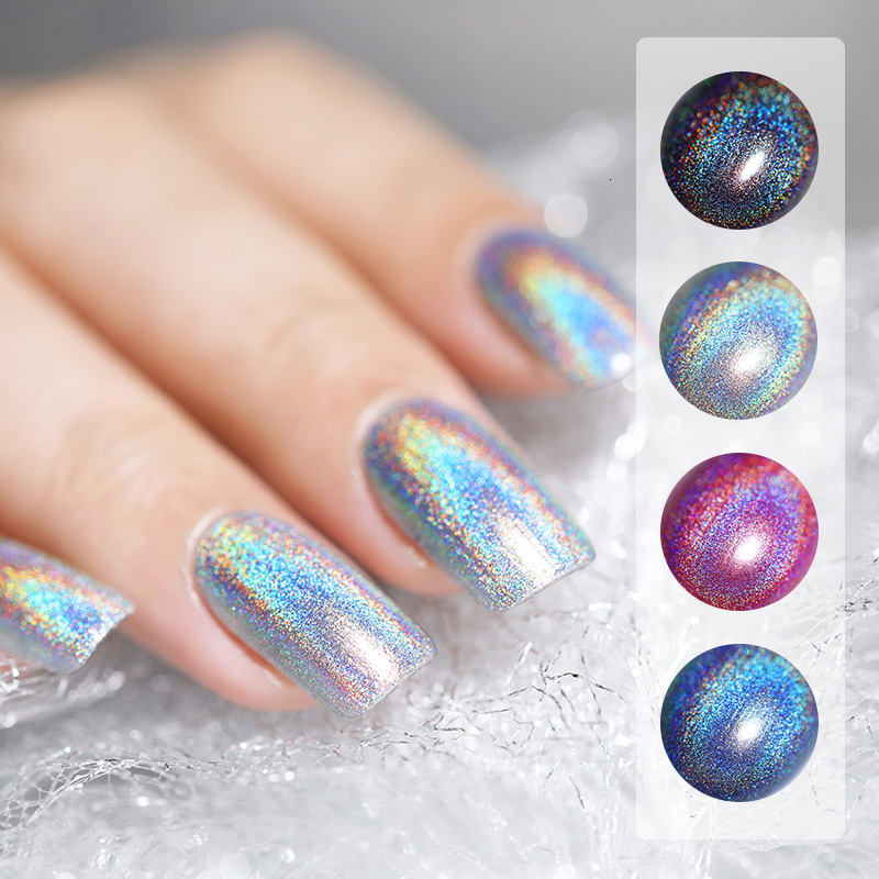 Nail Gel Deluxe Nail Polish Shinny Holographics Glittering Sparkle Colorful 6ml Nail Art Varnish 230706