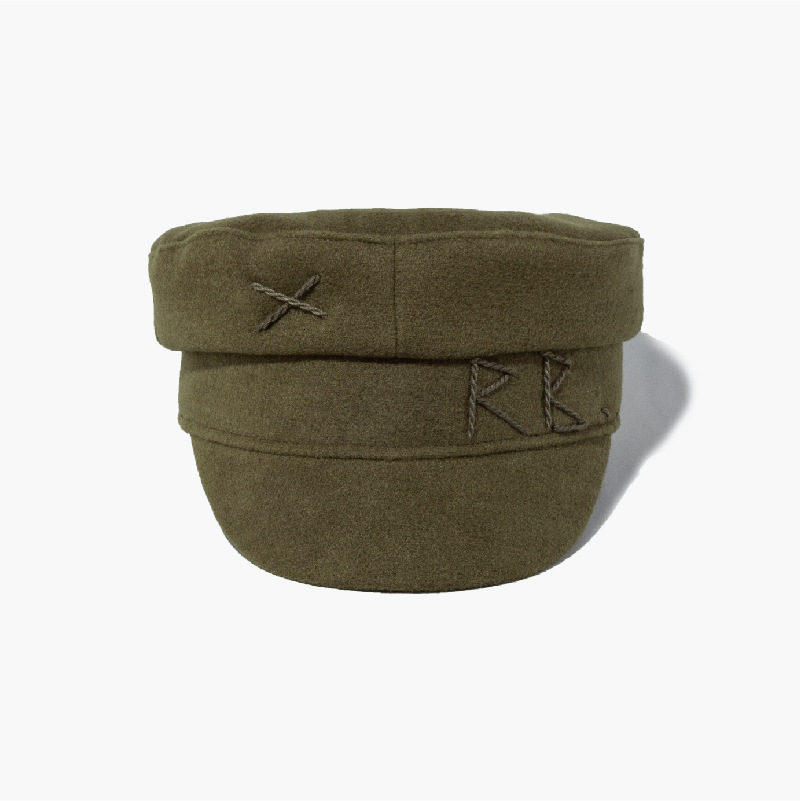 Berets Women Flat Visor Cap Militray Caps Winter Wool sboy Caps S M L 230707