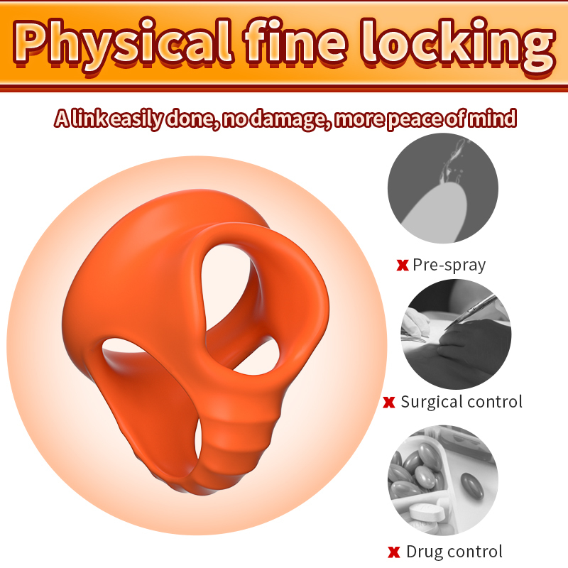 Cockrings Silicone Penis Cock Ring Delay Ejaculation Super Small Chastity Cage Adjustable Scrotum Cockring Male Sex Toy for Men 230811 - view 5