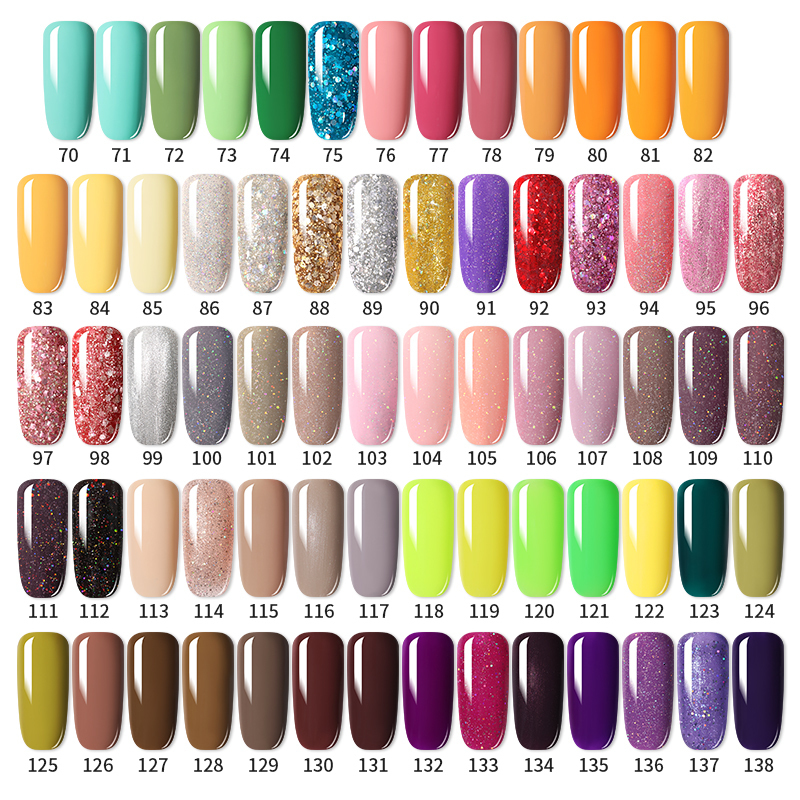 Nail Polish LILYCUTE 7ml Gel Nail Polish For Nails Semi Permanent Soak Off Gel UV LED Varnishes Base Top Matte Coat DIY Nail Art Gel Polish 230706