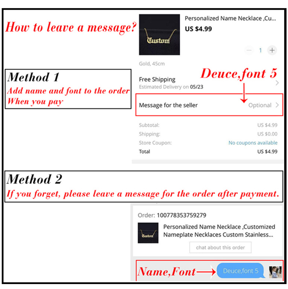 Pendant Necklaces Gold Plated Nameplate Necklace Personalized Double Layer 3D With Heart Customized Name Stainless Steel Jewelry 230707