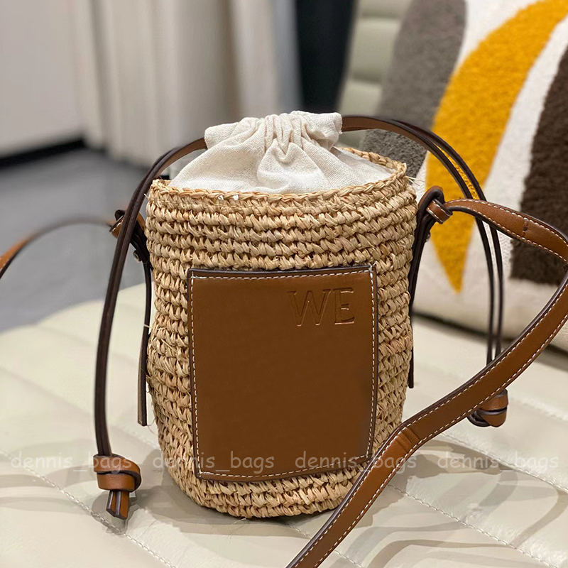 Tote Bags Mini Straw Handbags Women High Quality Cow Leather Drawstring Bucket Bag Woman Crossbody Beach Bags Shoulder Purses Weave, Beige
Tote Bags Mini Straw Handbags Women High Quality Cow Leather Drawstring Bucket Bag Woman Crossbody Beach Bags Shoulder Purses Weave, Beige