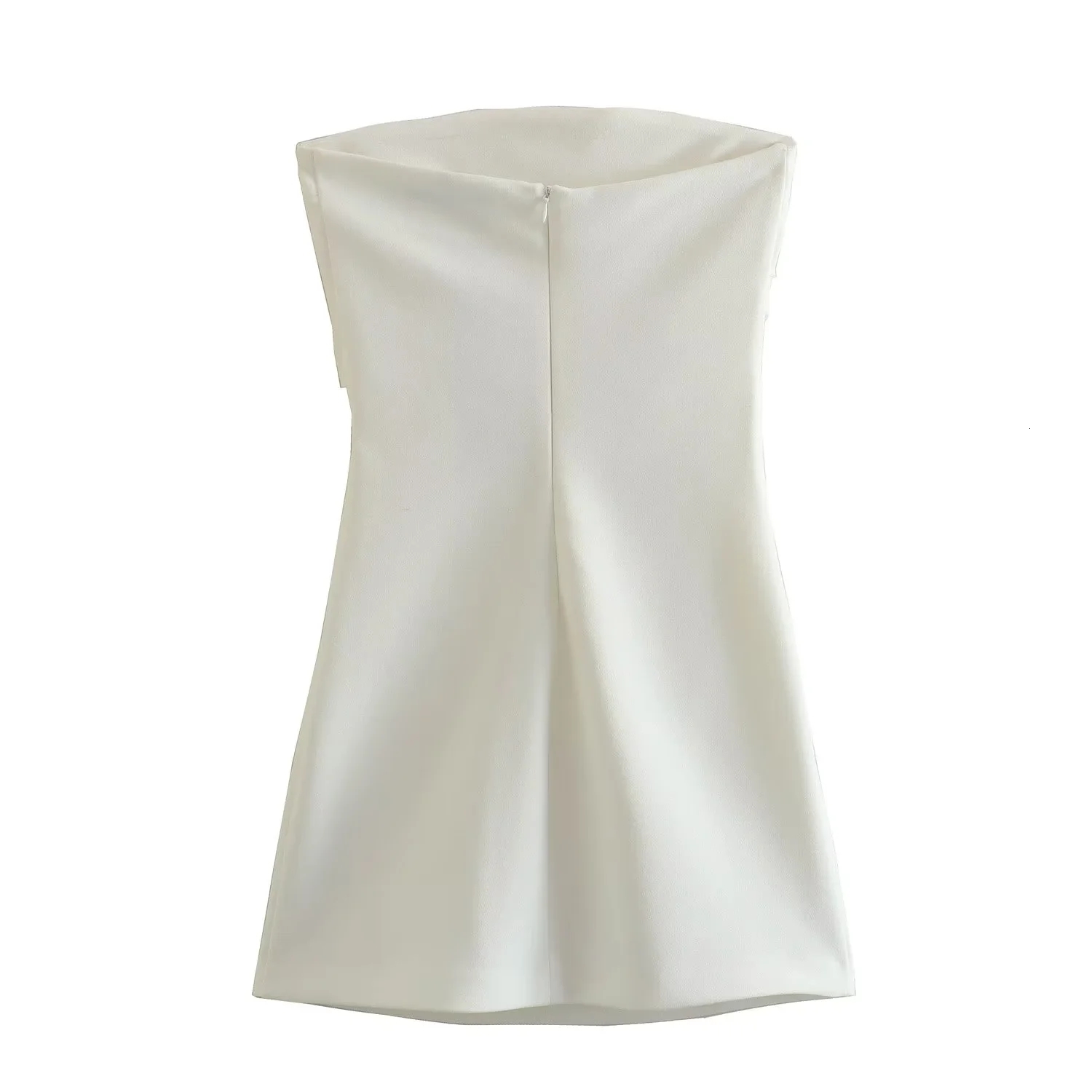 Urban Sexy Dresses TRAF White Corset Dress Woman Off Shoulder Short Dresses For Women Ruched Mini Bodycon Dress Women Summer Sexy Party Dresses 230706