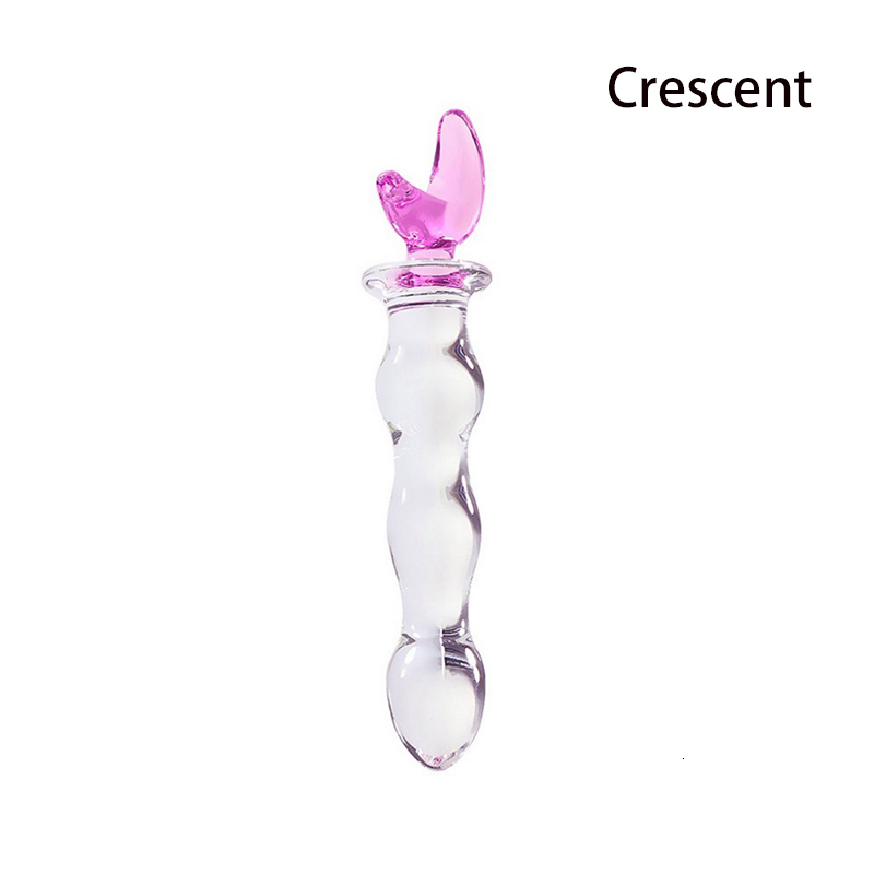 Adult Toys Gay Sex Products Butt Plug Vaginal Anal Stimulation Vibrator Beads Crystal Glass Dildo Penis For Women toys 230706