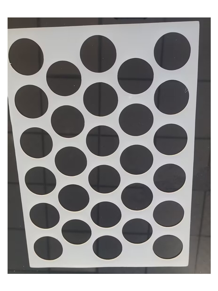 Notepads 1 piece Silicone Chocolate mold circule A4 Size Thickness 2mm molds 230706