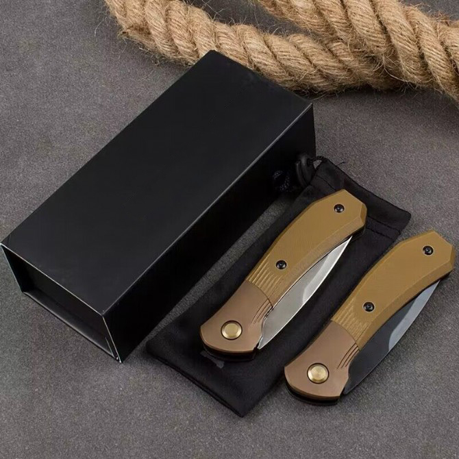 2023 Newest BK591 Pocket Knife S35VN Blade Single Action G10 Handle Self-defense Hunting Tactical EDC Survival Tool Knives a2852