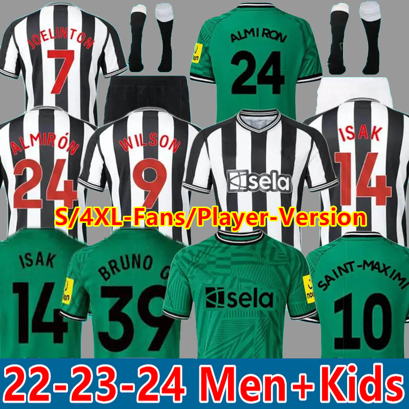 23 24 fans player Version Soccer Jersey WOOD 2023 2024 Newcastl BRUNO G. WILSON SHELVEY ALMIRO TRIPPIER UnITeDS JOELINTON Football Shirt MAXIMIN Men kit Kids matchday
23 24 fans player Version Soccer Jersey WOOD 2023 2024 Newcastl BRUNO G. WILSON SHELVEY ALMIRO TRIPPIER UnITeDS JOELINTON Football Shirt MAXIMIN Men kit Kids matchday