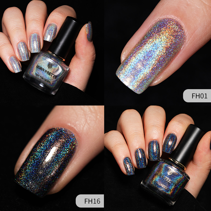 Nail Gel Nail Polish Rainbow Polish 7ml Laser Varnish Shining Glitter Nails 3in1 Water Based Nagel Kunst Lak 230706