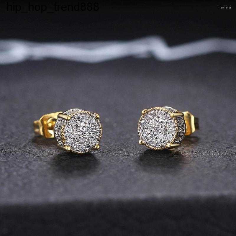 Stud Sier Earrings Vvs moissanite Men Women Hip Hop Rock Rapper Band Dinner Party Designer Jewelry