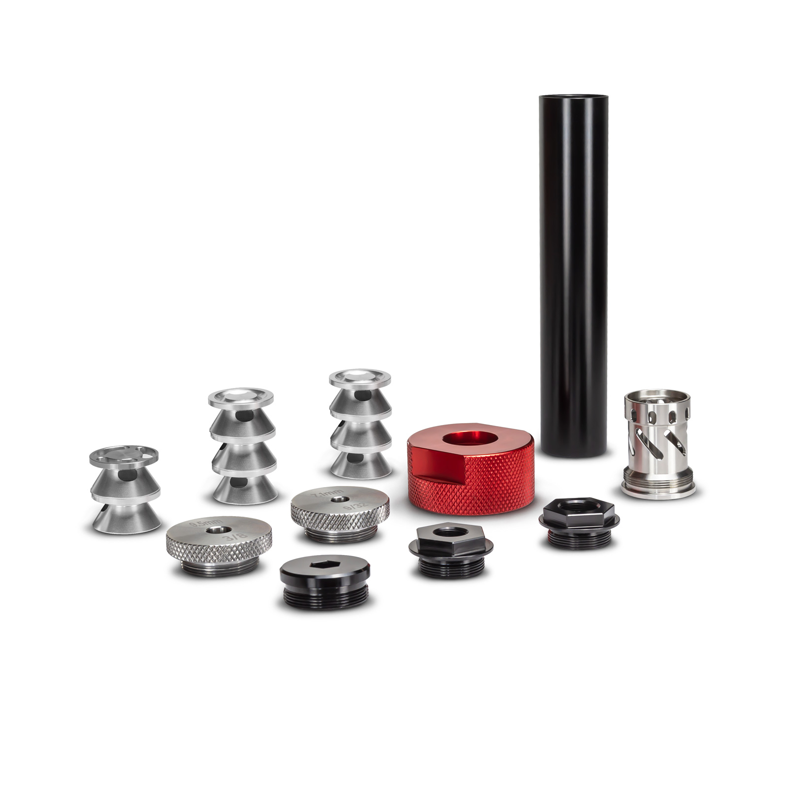 Tactical Accessories 1.25"OD 7"L K Cup Solvent Filter Trap 1-3/16x24 TPI 1x Stainless Steel Cup 7x Aluminum Cups 1/2x28 5/8x24 End Caps Baffle Jig Napa 4003
Tactical Accessories 1.25"OD 7"L K Cup Solvent Filter Trap 1-3/16x24 TPI 1x Stainless Steel Cup 7x Aluminum Cups 1/2x28 5/8x24 End Caps Baffle Jig Napa 4003