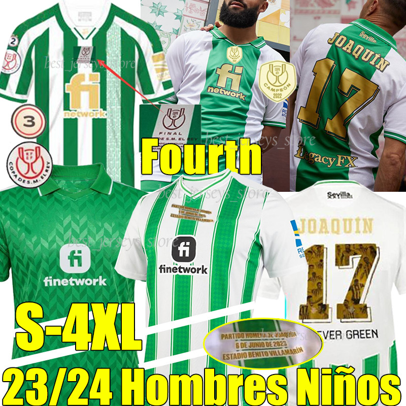 4XL 23/24 real Betis soccer Jerseys JOAQUIN copa DEL rey FINAL 2023 JOAQUIN B.Iglesias camiseta de futbol Juanmi ESTADIO LA CARTUJA Fekir men kids Kits sock Manga Corta, 22-23 fourth
4XL 23/24 real Betis soccer Jerseys JOAQUIN copa DEL rey FINAL 2023 JOAQUIN B.Iglesias camiseta de futbol Juanmi ESTADIO LA CARTUJA Fekir men kids Kits sock Manga Corta, 22-23 fourth