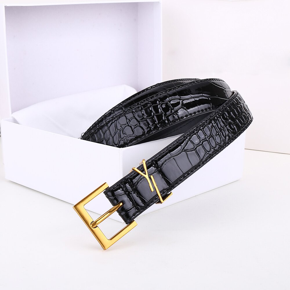 Women's leather belt Leather 3.0,2.0 cm wide High quality men's designer belt Y buckle cnosme Women's belt Cintura cetures With box, Width:3.0cm
Women's leather belt Leather 3.0,2.0 cm wide High quality men's designer belt Y buckle cnosme Women's belt Cintura cetures With box, Width:3.0cm