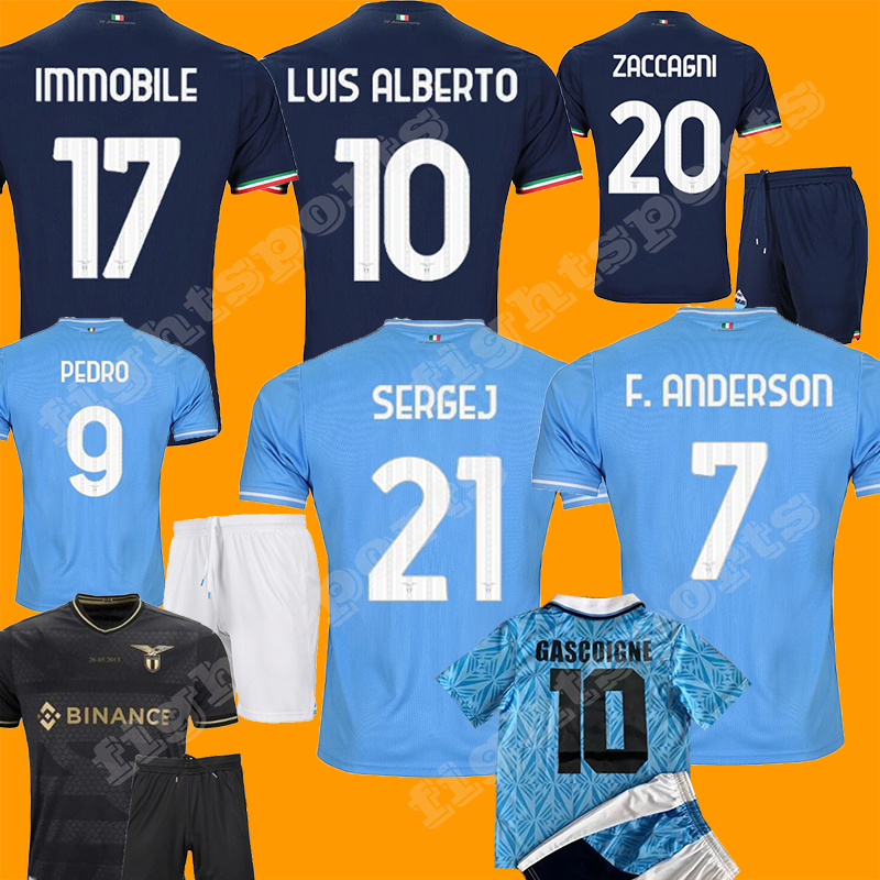 23 24 Lazio soccer jerseys SERGEJ 2023 2024 LAZ anniversary football shirt 10th PEDRO LUIS ALBERTO IMMOBILE Men Kids kits maglia da calcio, Away patch
23 24 Lazio soccer jerseys SERGEJ 2023 2024 LAZ anniversary football shirt 10th PEDRO LUIS ALBERTO IMMOBILE Men Kids kits maglia da calcio, Away patch