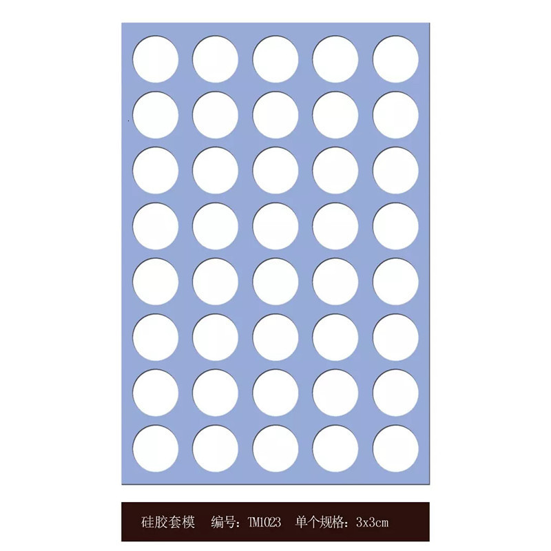 Notepads 1 piece Silicone Chocolate mold circule A4 Size Thickness 2mm molds 230706