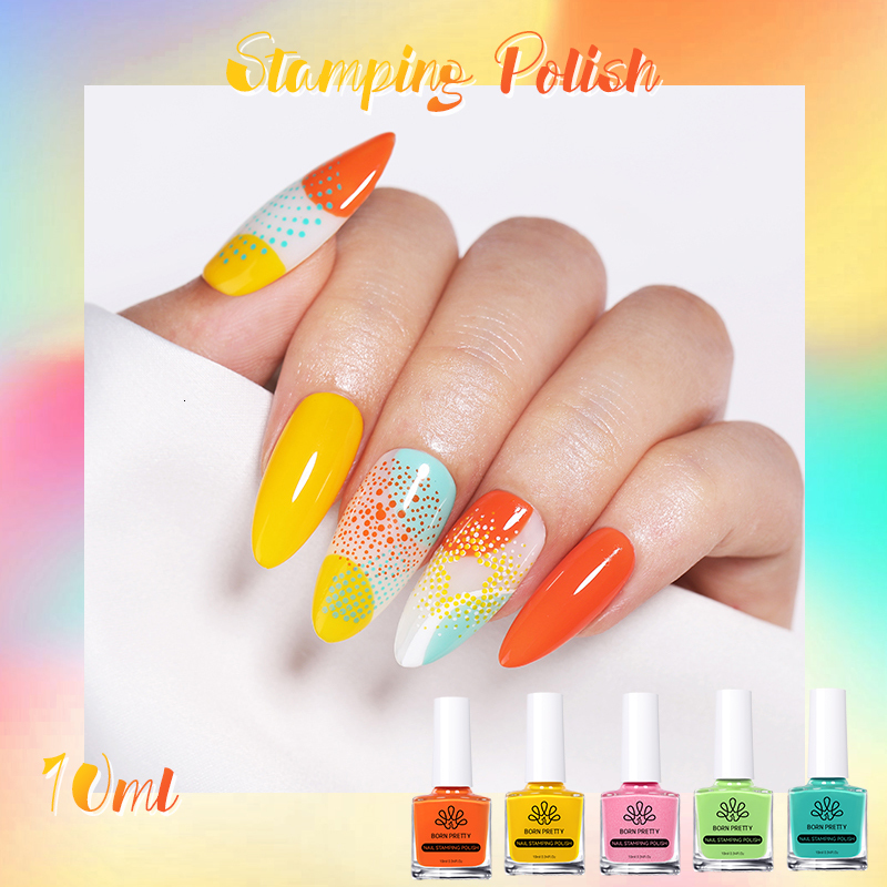 Nail Gel 15 Color Summer Series Nail Stamping Polish ly Sweet Style for Stamp Plate Printing Varnish Candy Nail varnish 230706