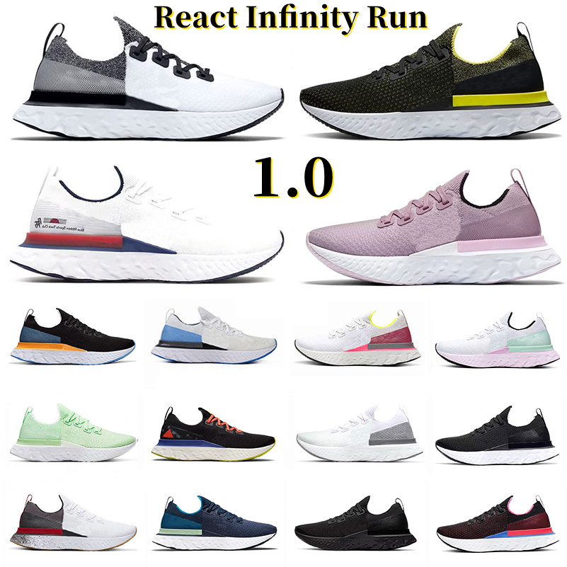 React Infinity Run Fly knit 1 mens running shoes Triple Black Black Sonic Yellow Blue Fox Pink Foam Black White University Blue men women trainers sports sneakers 36-45, Color#20
React Infinity Run Fly knit 1 mens running shoes Triple Black Black Sonic Yellow Blue Fox Pink Foam Black White University Blue men women trainers sports sneakers 36-45, Color#20
