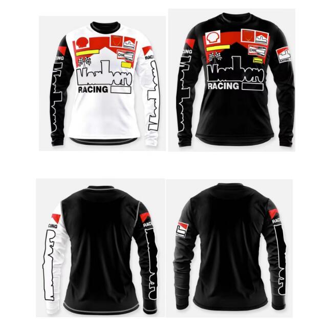 NewF1 racing long sleeve summer team downhill jersey same style customization