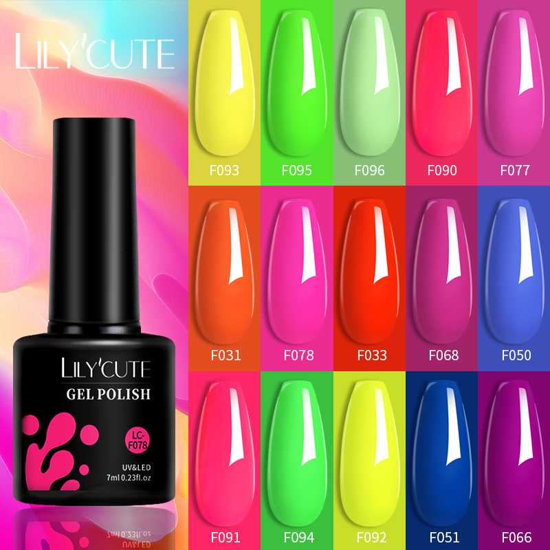 Nail Polish LILYCUTE 7ML Nail Gel Polish Dark Purple Gel Polish Vernis Semi Permanent Nail Art Manicure Soak Off LED UV Gel Nail Varnishes 230706