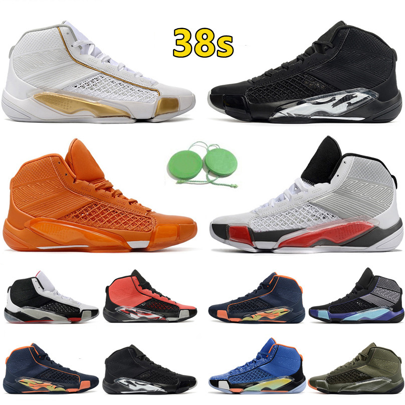 Jumpman 38 38s Men Women Basketball Shoes Black Chrome Playoffs Olive Red Black CENTER STAR Aqua Doernbecher Mens Trainers Sports Sneakers Sneaker 36-46, Color#1
Jumpman 38 38s Men Women Basketball Shoes Black Chrome Playoffs Olive Red Black CENTER STAR Aqua Doernbecher Mens Trainers Sports Sneakers Sneaker 36-46, Color#1