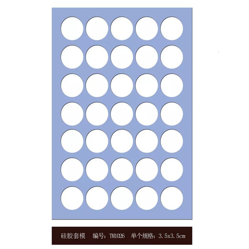 Notepads 1 piece Silicone Chocolate mold circule A4 Size Thickness 2mm molds 230706