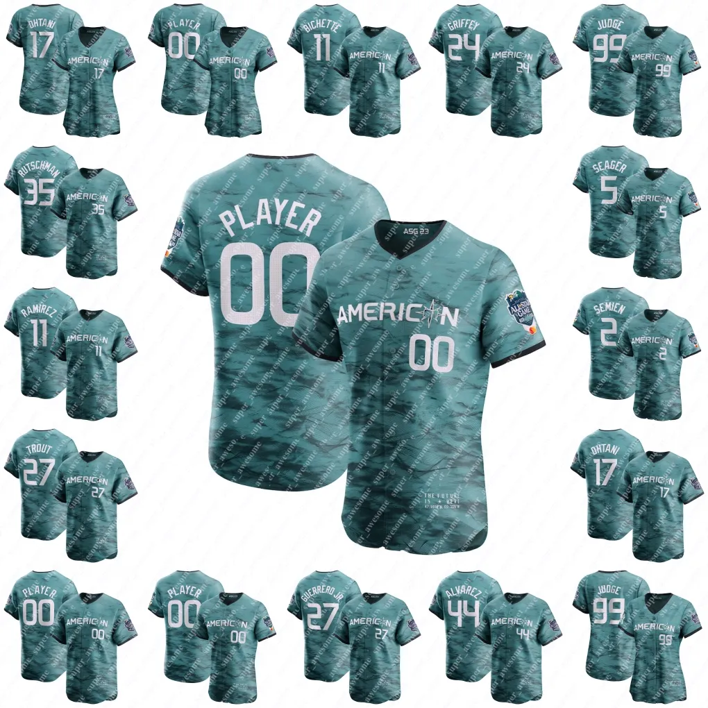 CUSTOM 2023 All-Star Game Jersey Brent Rooker Gerrit Cole Luis Castillo Sonny Gray Kevin Gausman Shane McClanahan Framber Valdez Emmanuel Cl, Teal flex base
CUSTOM 2023 All-Star Game Jersey Brent Rooker Gerrit Cole Luis Castillo Sonny Gray Kevin Gausman Shane McClanahan Framber Valdez Emmanuel Cl, Teal flex base