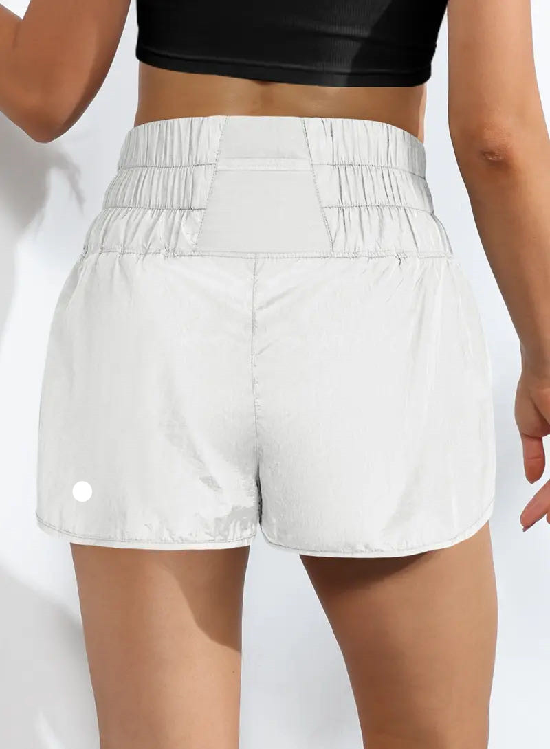 Women Sports Yoga Shorts Outfits High Waist Sportswear Fitness Wear Short Hot Pants Girls Running Elastic Quick-drying GKDB