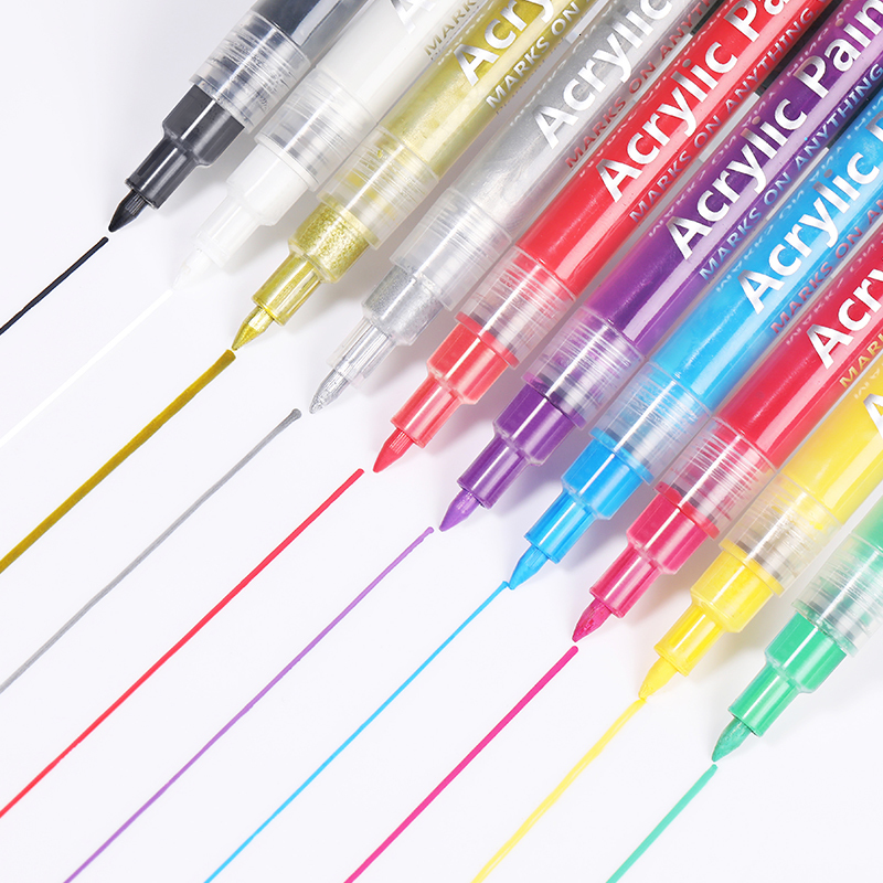 Nail Gel 10 Colors Nail Art Graffiti Pen Acrylic Flower Wave Stripe DIY Painting Gel Polish Nail Brush Abstract Lines Drawing Tools 230706
