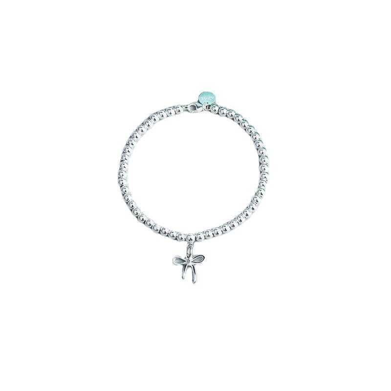 Counter quality Popular Fashion 925 Silver Bracelet tiffay Hu Tiejie Jewelry Student Ball Net Red With logo