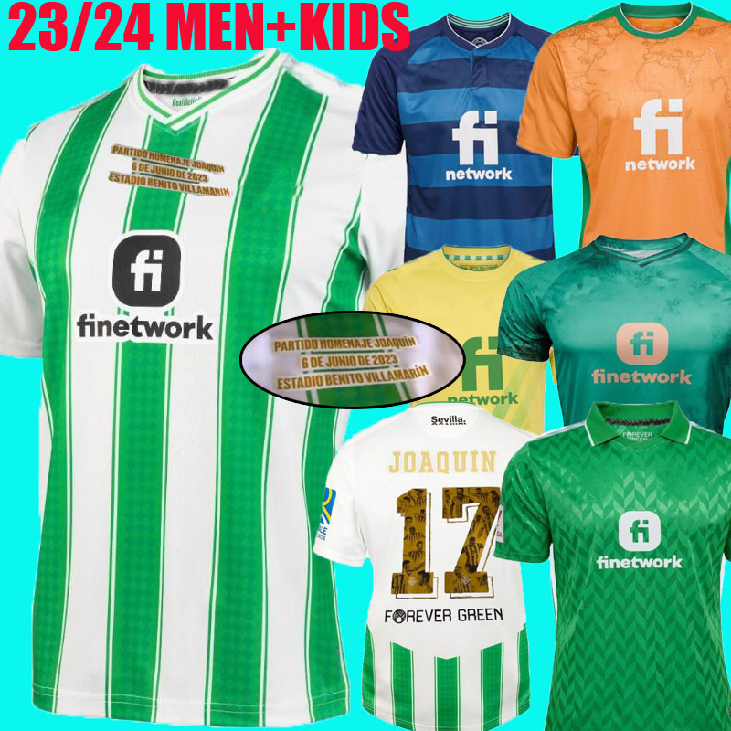 23 24 real Betis soccer Jerseys FEKIR away Manga Corta JOAQUIN B.Iglesias camiseta de futbol Juanmi ESTADIO LA CARTUJA 2023 2024 tribute game special-edition kids kit, Betis third
23 24 real Betis soccer Jerseys FEKIR away Manga Corta JOAQUIN B.Iglesias camiseta de futbol Juanmi ESTADIO LA CARTUJA 2023 2024 tribute game special-edition kids kit, Betis third