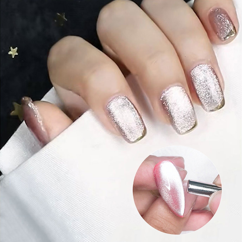 Nail Gel 8ml Cat Eyes Magnetic Gel Polish Soak Off 9D 12 Colors Bright Silver UV Gel Enamel Lacquer Glitter Nail Art Varnish 230706