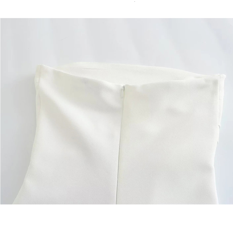 Urban Sexy Dresses TRAF White Corset Dress Woman Off Shoulder Short Dresses For Women Ruched Mini Bodycon Dress Women Summer Sexy Party Dresses 230706