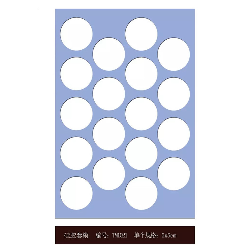 Notepads 1 piece Silicone Chocolate mold circule A4 Size Thickness 2mm molds 230706