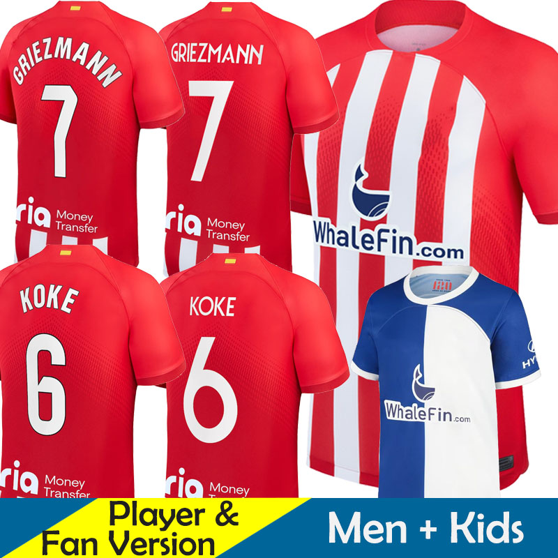 23/24 AtlEtiCo MaDrIdS Camisetas soccer jerseys de Kids Kit Futbol 2023 2024 Football Shirt Home Away Training Player Version 7 GRIEZMANN MEMPHIS CORREA LEMAR KOKE, Madrids 23-24 kids home
23/24 AtlEtiCo MaDrIdS Camisetas soccer jerseys de Kids Kit Futbol 2023 2024 Football Shirt Home Away Training Player Version 7 GRIEZMANN MEMPHIS CORREA LEMAR KOKE, Madrids 23-24 kids home