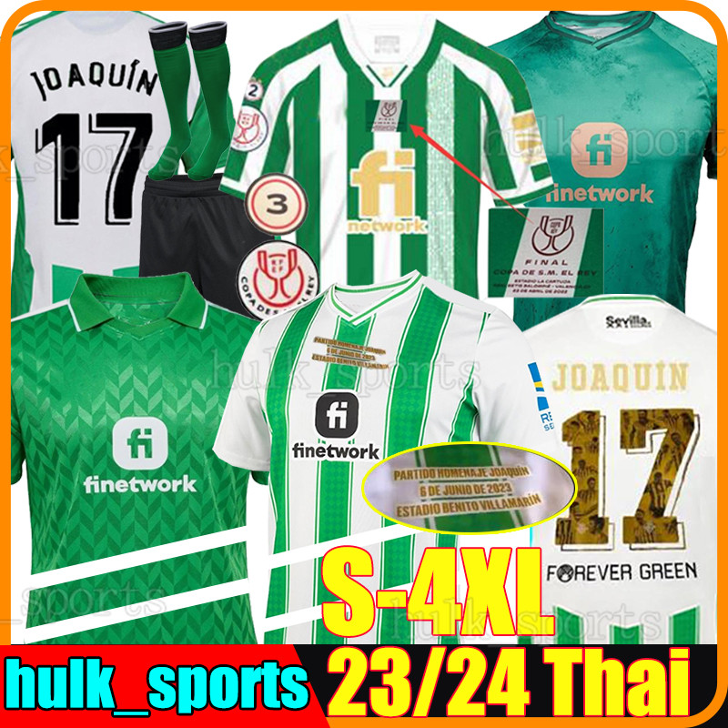 4XL 23/24 real Betis soccer jerseys fourth FEKIR copa DEL rey FINAL JOAQUIN B.Iglesias camiseta de futbol Juanmi ESTADIO LA CARTUJA 2023 men kids Kits sock set uniforms, 23-24 special
4XL 23/24 real Betis soccer jerseys fourth FEKIR copa DEL rey FINAL JOAQUIN B.Iglesias camiseta de futbol Juanmi ESTADIO LA CARTUJA 2023 men kids Kits sock set uniforms, 23-24 special