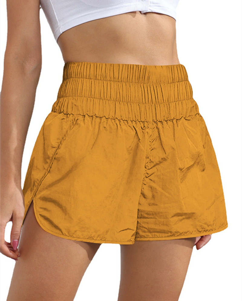 Women Sports Yoga Shorts Outfits High Waist Sportswear Fitness Wear Short Hot Pants Girls Running Elastic Quick-drying GKDB