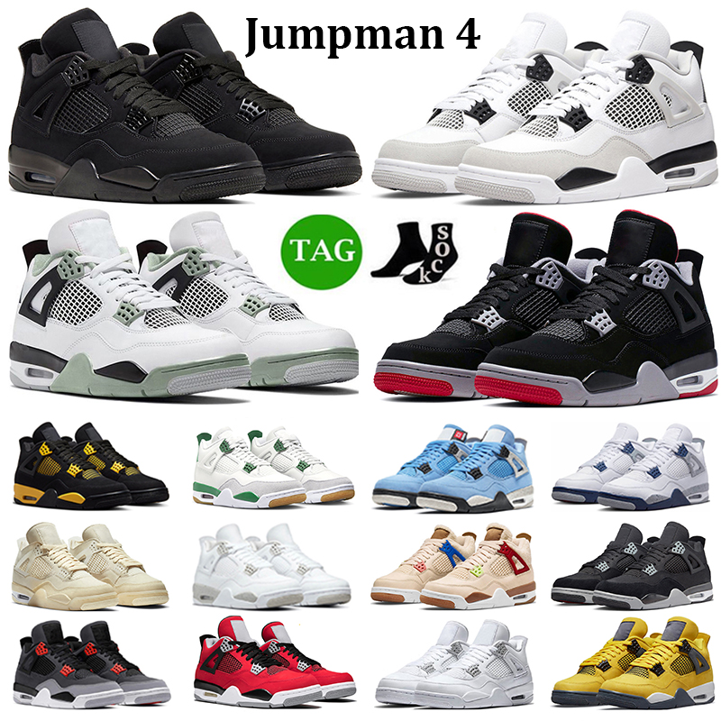 Basketball Shoes Men Women 4s Black Cat Military Black Sapphire Pine Green Red Metallic Pure Money Mens Trainers Sports Sneakers, #25
Basketball Shoes Men Women 4s Black Cat Military Black Sapphire Pine Green Red Metallic Pure Money Mens Trainers Sports Sneakers, #25