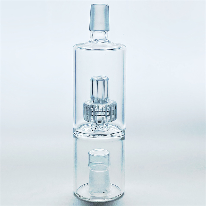 The matrix perc glass hookah suction nozzle vapexhale hydratube connects evo to whip of bracket for smooth rich penetration (GM-006)