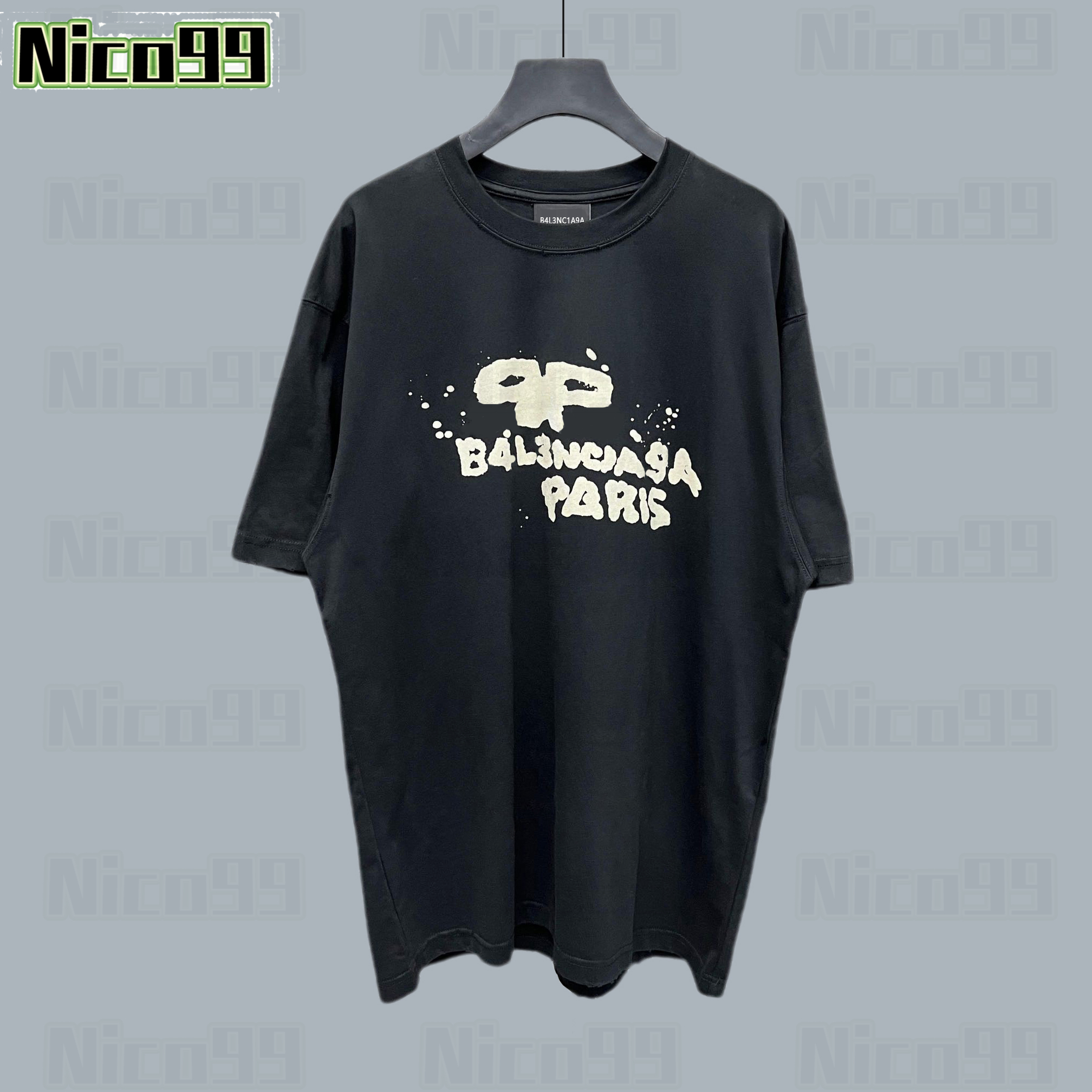 Mens t shirt graffiti ink splash letter print pattern cotton round neck loose versatile men and women large size short sleeve, #02
Mens t shirt graffiti ink splash letter print pattern cotton round neck loose versatile men and women large size short sleeve, #02