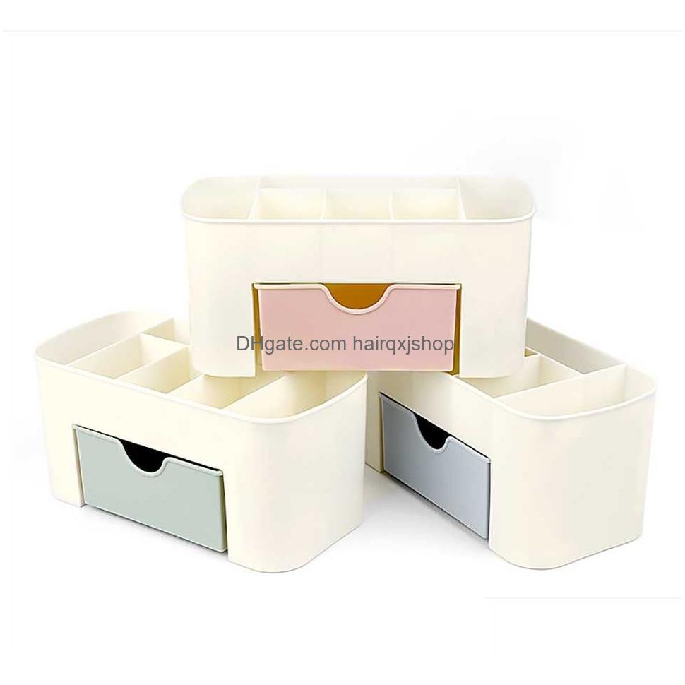 Makeup Tools Nail Art Storage Box Gel Polish Cleaning Cotton Pad Swab Manicure Organizer Plastic Display Container Case Tool Caja De Almacenamiento De