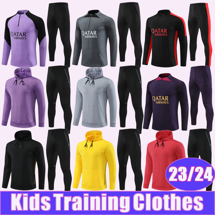23 24 MBAPPE VERRATTI Training Wear Kids Kit Soccer Jerseys MARQUINHOS HAKIMI KIMPEMBE FABIAN VITINHA Jacket Suit Football Shirts, C1116g7106 23 24 training wear suit
23 24 MBAPPE VERRATTI Training Wear Kids Kit Soccer Jerseys MARQUINHOS HAKIMI KIMPEMBE FABIAN VITINHA Jacket Suit Football Shirts, C1116g7106 23 24 training wear suit