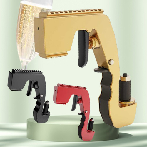 Drinking Straws Party Champagne Gun Dispenser Creative Kitchen Wine Sprayer Atmosphere Props Spray Stopper Tool8732832