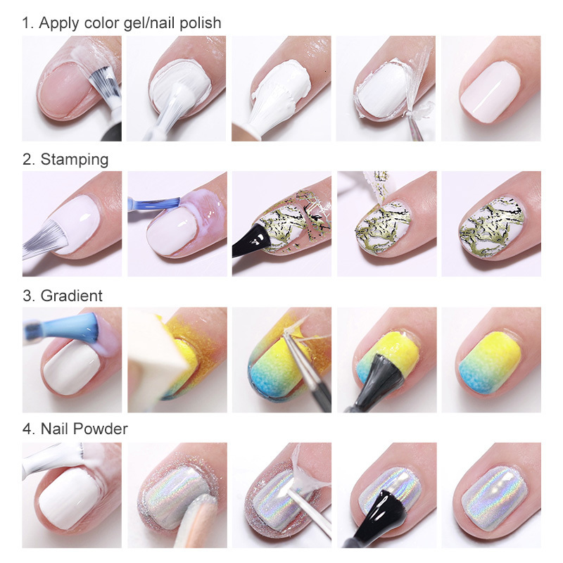 Nail Gel NICOLE DIARY Nail Polish Liquid Peel Off Tape Protect Varnish Antispill Latex Fast Dry Skin Care Nail Art Tweezer Protector 230706
